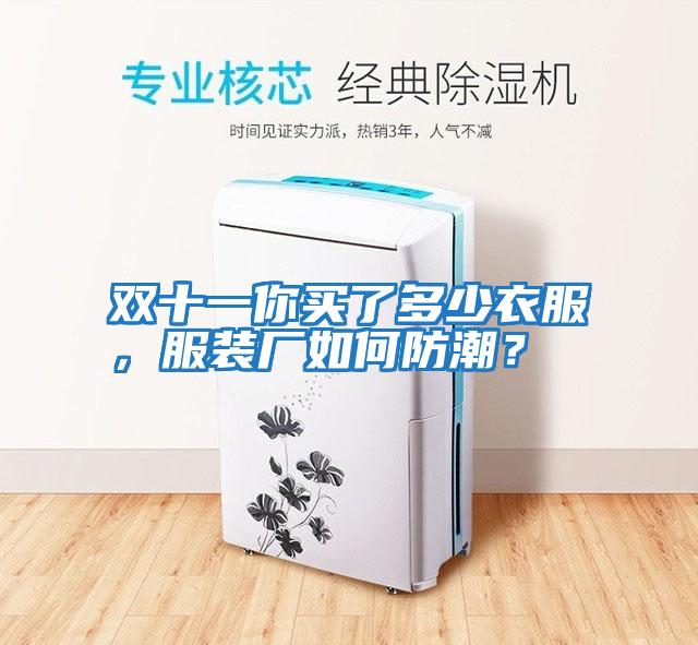 雙十一你買了多少衣服，服裝廠如何防潮？