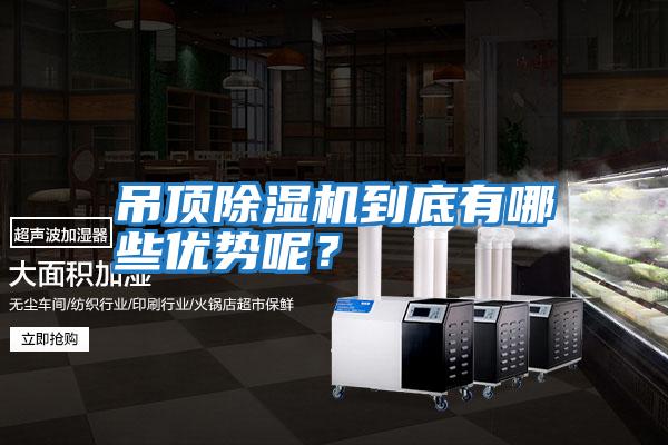 吊頂除濕機到底有哪些優勢呢?