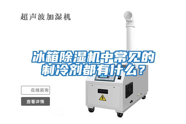 冰箱除濕機(jī)中常見(jiàn)的制冷劑都有什么？