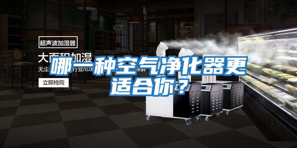 哪一種空氣凈化器更適合你？