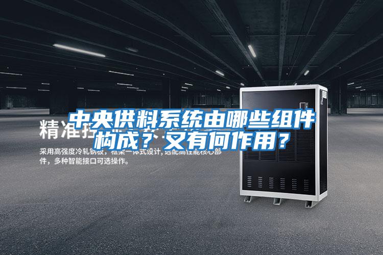 中央供料系統(tǒng)由哪些組件構成？又有何作用？