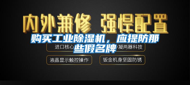 購(gòu)買(mǎi)工業(yè)除濕機(jī)，應(yīng)提防那些假名牌