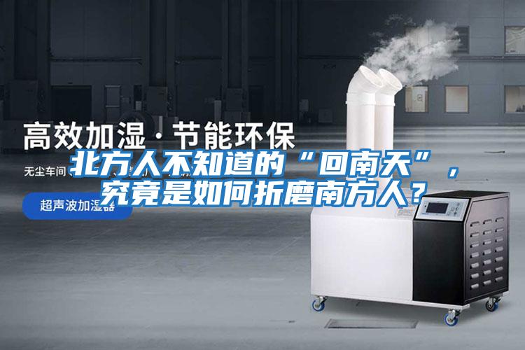 北方人不知道的“回南天”，究竟是如何折磨南方人？