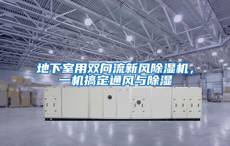 地下室用雙向流新風除濕機，一機搞定通風與除濕