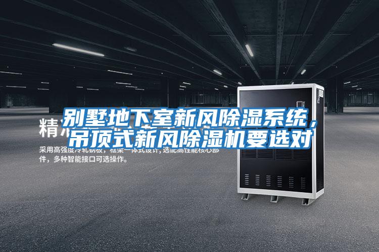 別墅地下室新風(fēng)除濕系統(tǒng),吊頂式新風(fēng)除濕機(jī)要選對(duì)
