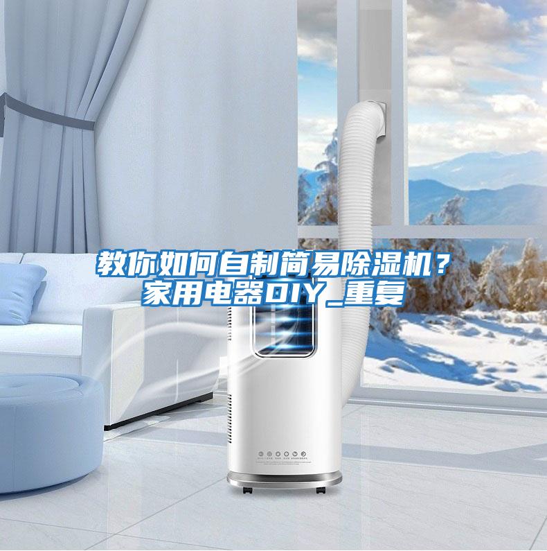 教你如何自制簡易除濕機？家用電器DIY_重復