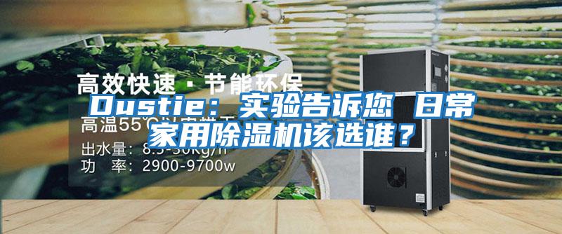 Dustie:實驗告訴您 日常家用除濕機該選誰?