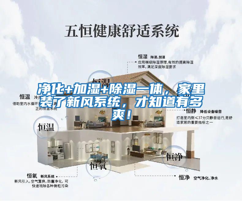 凈化+加濕+除濕一體，家里裝了新風系統(tǒng)，才知道有多爽！