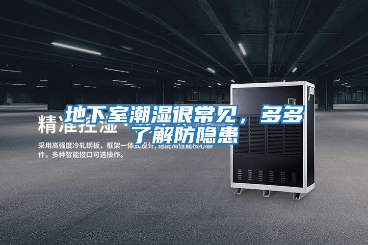 地下室潮濕很常見，多多了解防隱患