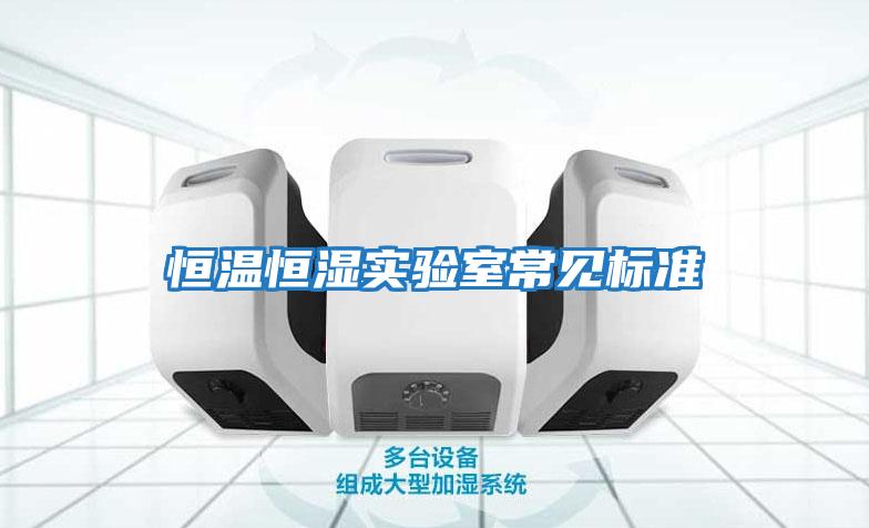 恒溫恒濕實驗室常見標(biāo)準