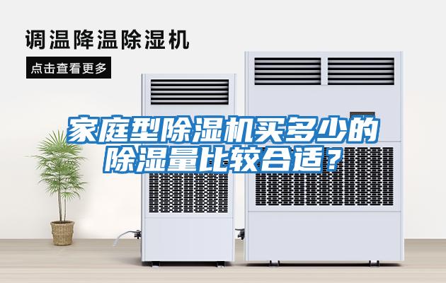 家庭型除濕機(jī)買(mǎi)多少的除濕量比較合適？