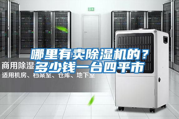 哪里有賣除濕機的？多少錢一臺四平市