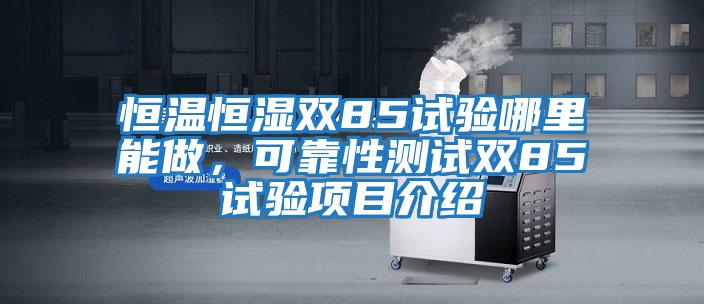 恒溫恒濕雙85試驗?zāi)睦锬茏觯煽啃詼y試雙85試驗項目介紹