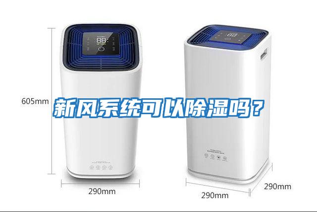 新風系統(tǒng)可以除濕嗎？