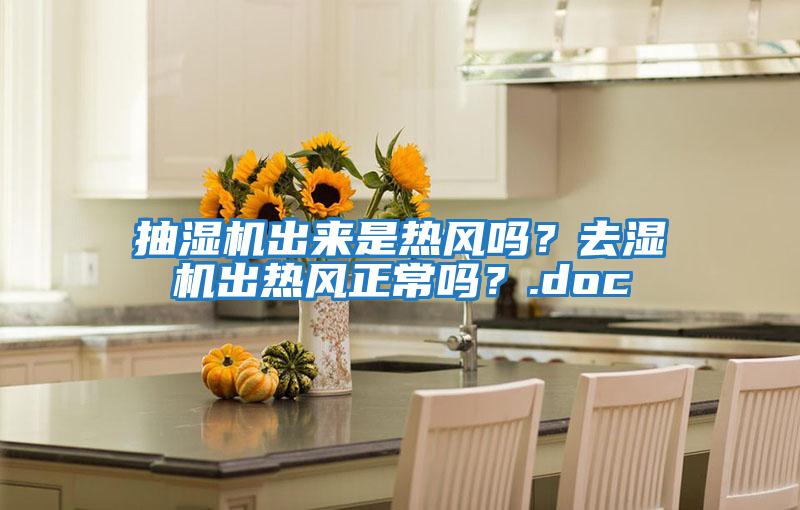 抽濕機(jī)出來是熱風(fēng)嗎？去濕機(jī)出熱風(fēng)正常嗎？.doc