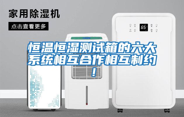 恒溫恒濕測(cè)試箱的六大系統(tǒng)相互合作相互制約！