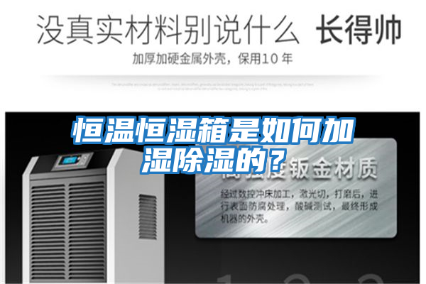 恒溫恒濕箱是如何加濕除濕的？