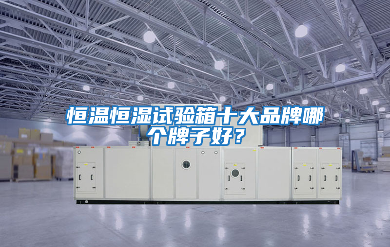恒溫恒濕試驗箱十大品牌哪個牌子好？