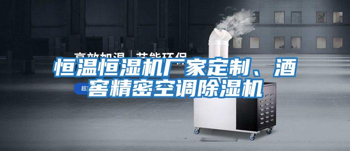 恒溫恒濕機廠家定制、酒窖精密空調除濕機