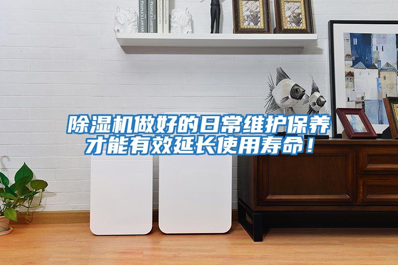 除濕機做好的日常維護保養才能有效延長使用壽命！