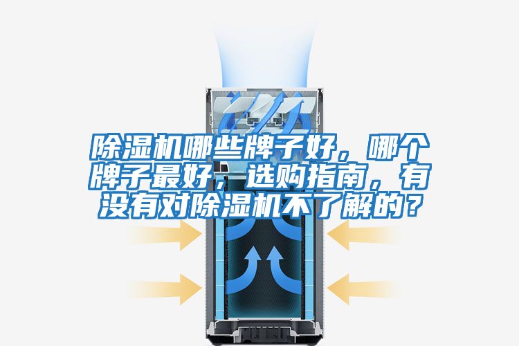 除濕機哪些牌子好，哪個牌子最好，選購指南，有沒有對除濕機不了解的？