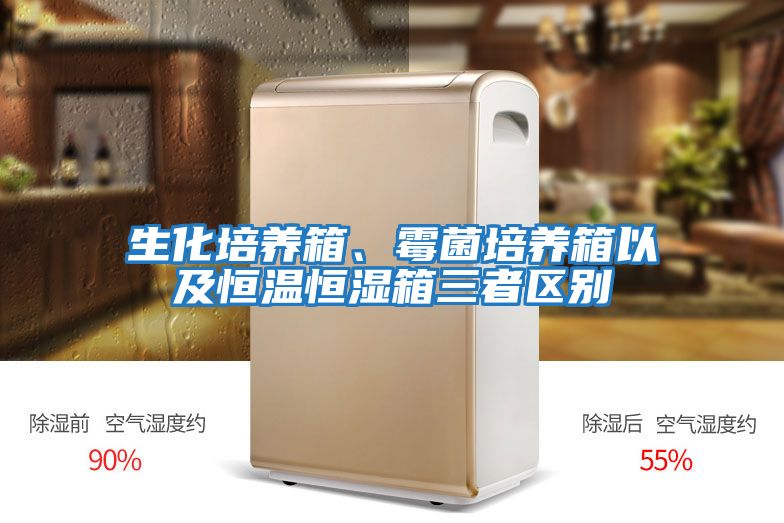 生化培養箱、霉菌培養箱以及恒溫恒濕箱三者區別