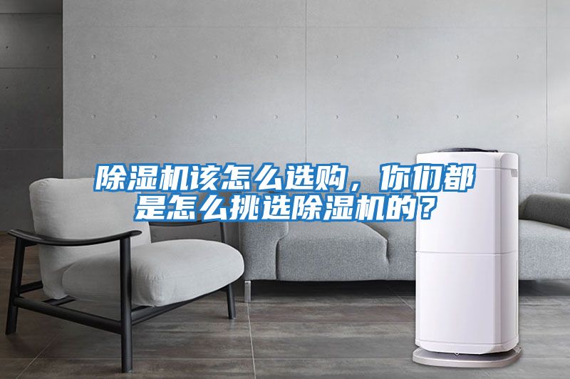 除濕機該怎么選購，你們都是怎么挑選除濕機的？